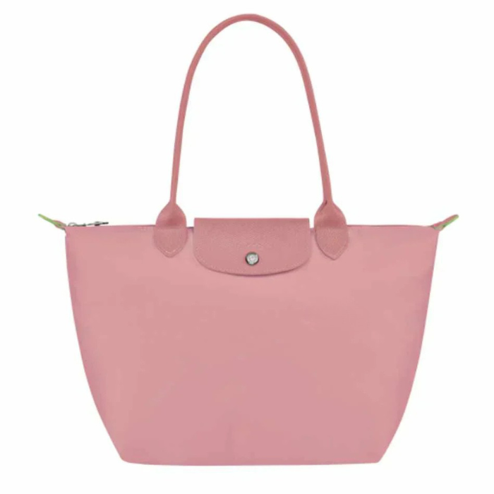 Grand Sac en Nylon Pliable, Rose Pétale