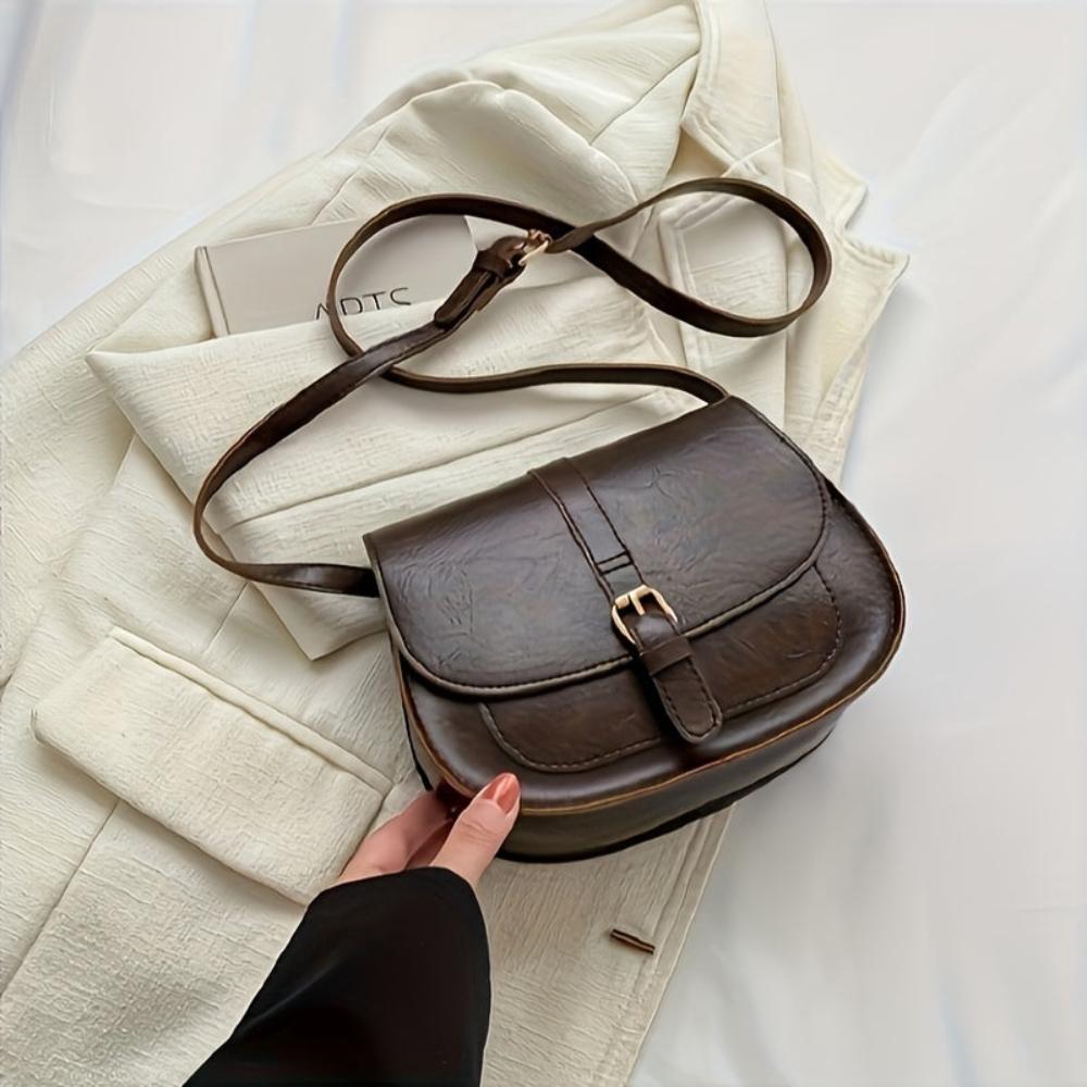 Evelyn Sac à bandoulière de style selle