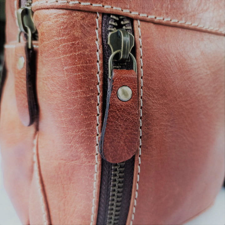 Sac à dos en cuir mobile