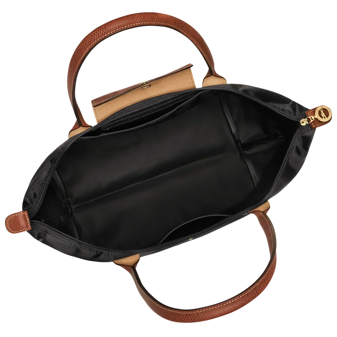 Grand Sac en Nylon Pliable, Noir