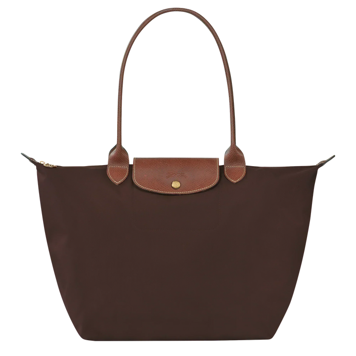Grand Sac en Nylon Pliable, Ébène