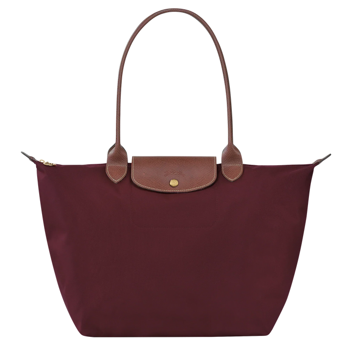 Grand Sac Pliable en Nylon, Bordeaux