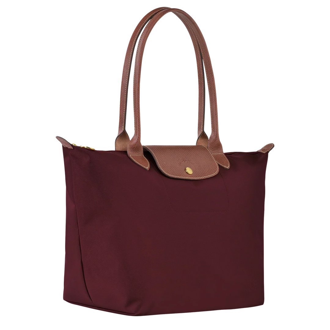 Grand Sac Pliable en Nylon, Bordeaux
