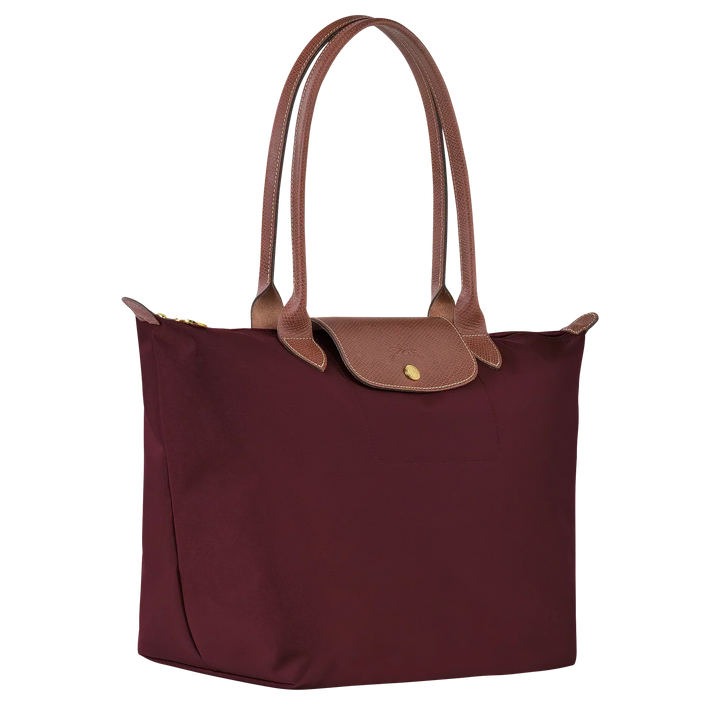 Grand Sac Pliable en Nylon, Bordeaux
