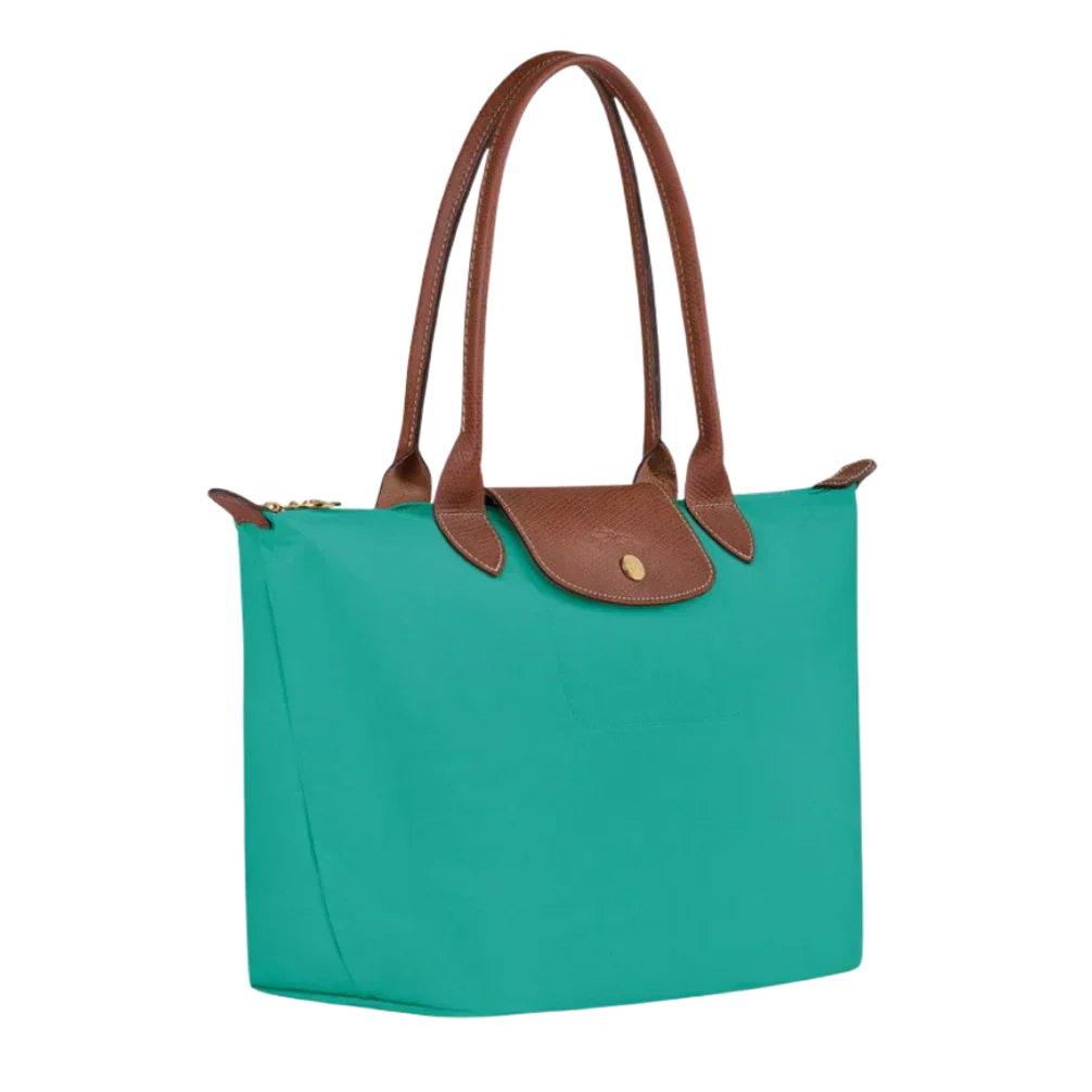 Grand Sac en Nylon Pliable, Turquoise
