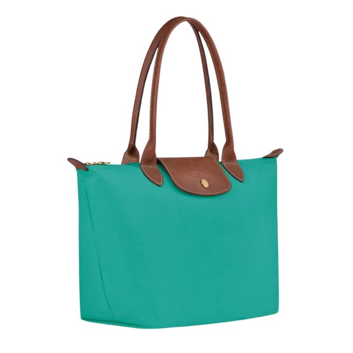 Grand Sac en Nylon Pliable, Turquoise