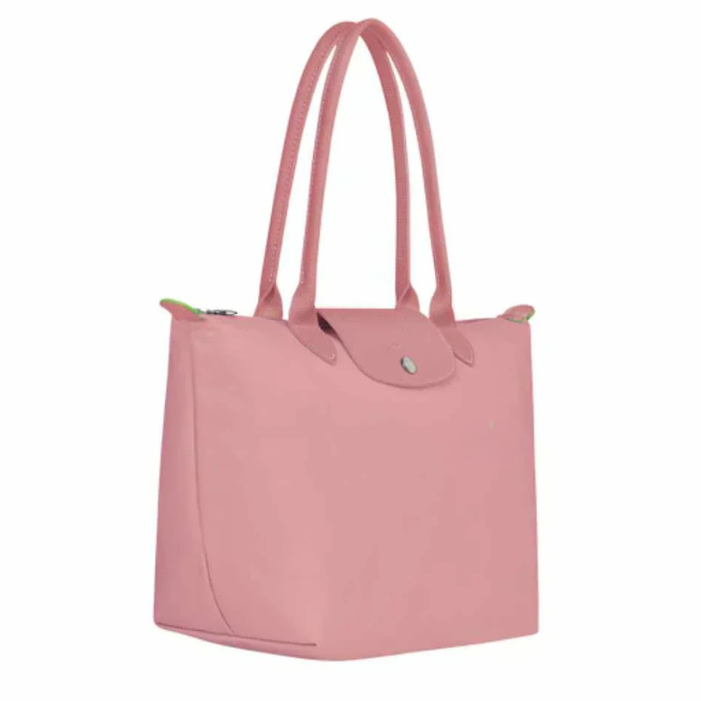 Grand Sac en Nylon Pliable, Rose Pétale